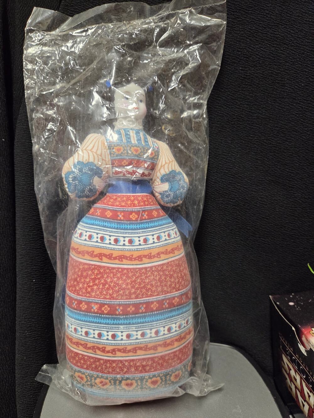 Vintage 1981 Avon American Heirloom Sachet Doll Porcelain Head Sealed 11"